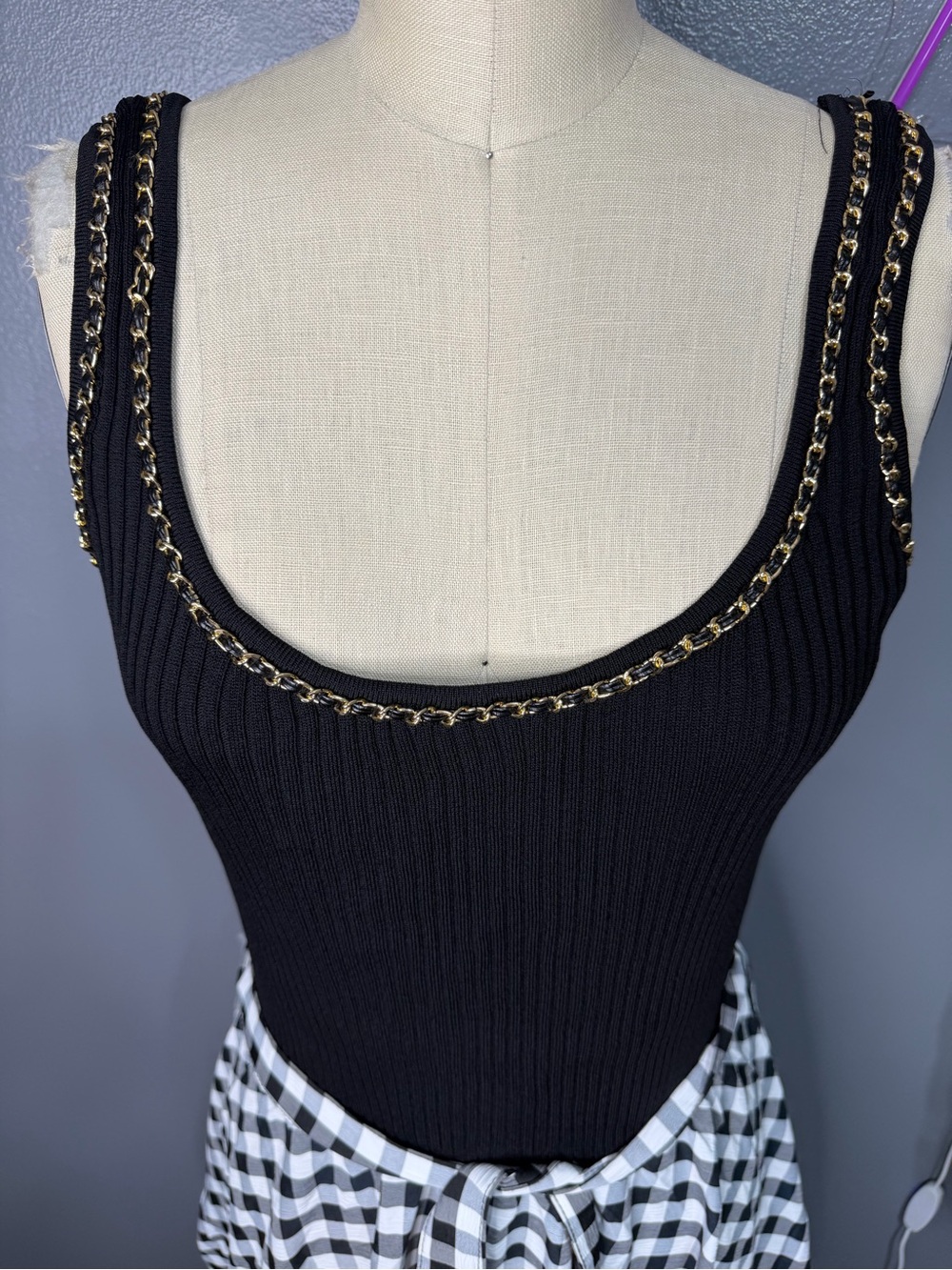 Gracia Black Ribbed dress - Picture 2 of 5